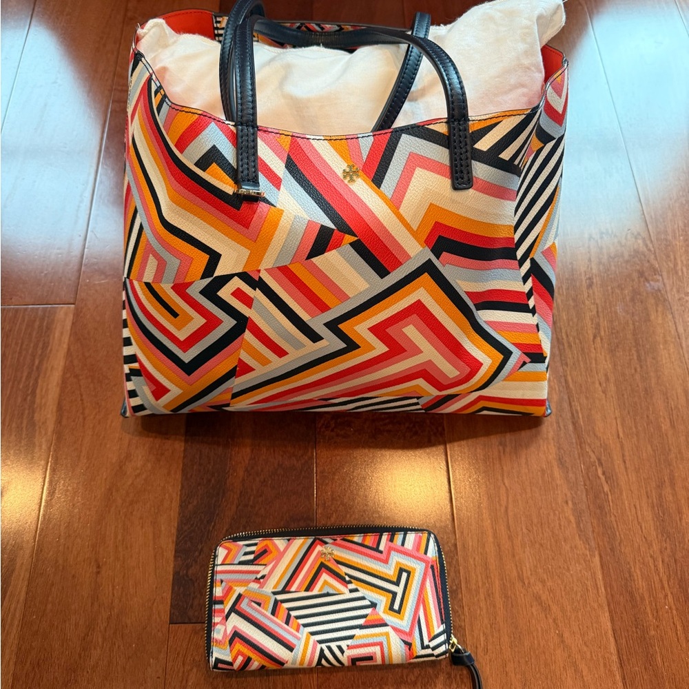Tory Burch Geometric Ella Tote